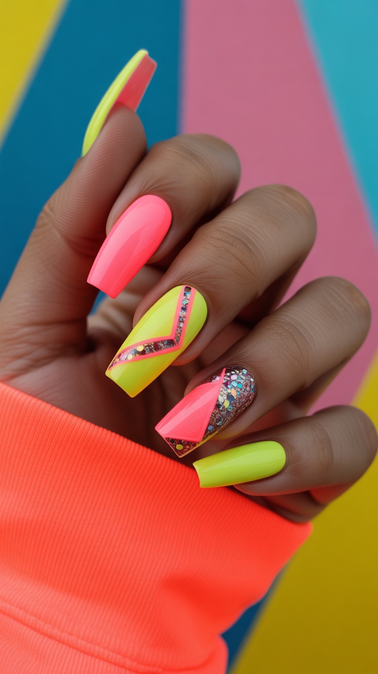 bold summer coffin nail design trends featuring innovative styling and contemporary nail art concepts